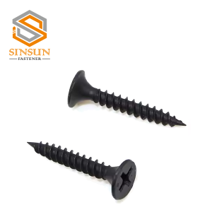 Black Polished 1-1/4 in Sheetrock Screws