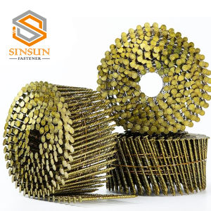 15 Degree Wire Collated Screw Shank Coil Framing Nail