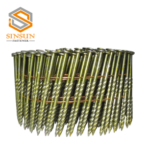 15 Gelar Kawat Galvanized Metal Collated Coil kuku