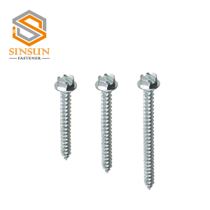 Żingu Palted Slotted Hex Washer Head Self Tapping / Tħaffir tal-Kamin