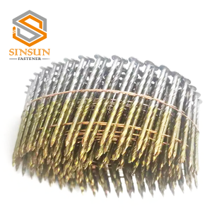 15 Degree Bright Screw Shank Coil Nails