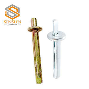 Zinc Plated Carbon Steel Ceiling Wall Hammer Anchor