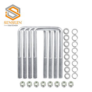 galvaznied stainless steel Square U-Bolts