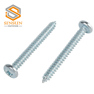 Zinc Plated Pan Head Self Tapping Screws