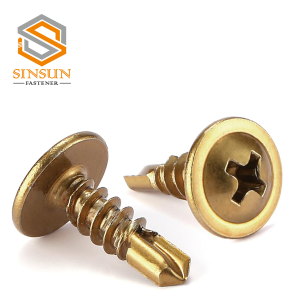 Yellow Zinc Plated Truss Head Self Drilling Screws