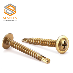 Yellow Zinc Plated Truss Head Self Drilling Screws