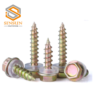 Hex  head self  tapping wood screw