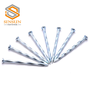 Galvanized Steel  Spiral Shank Concrete Nail