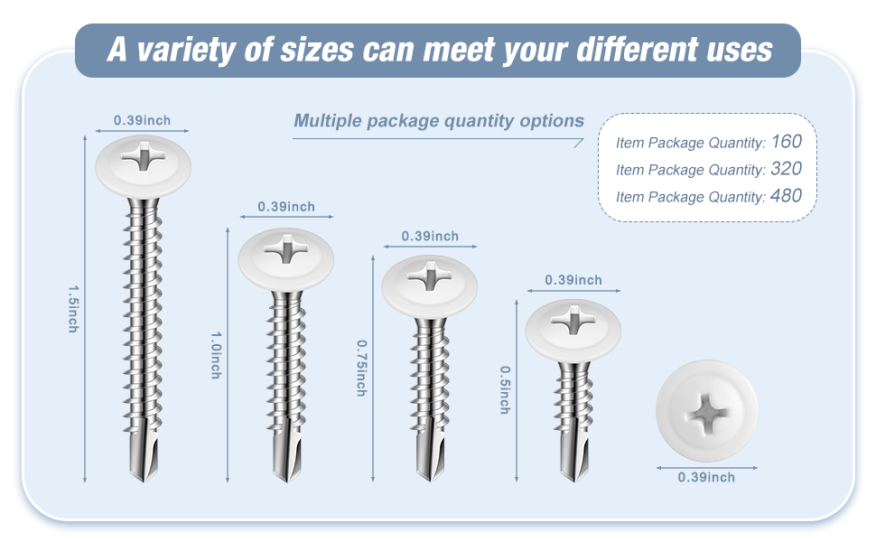 Metal Tornillos para Metal Pan Head Self Drilling Screws