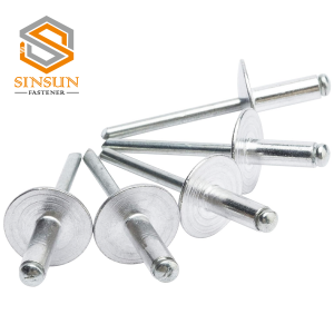 Aluminum Open End Large Flange Blind Rivets