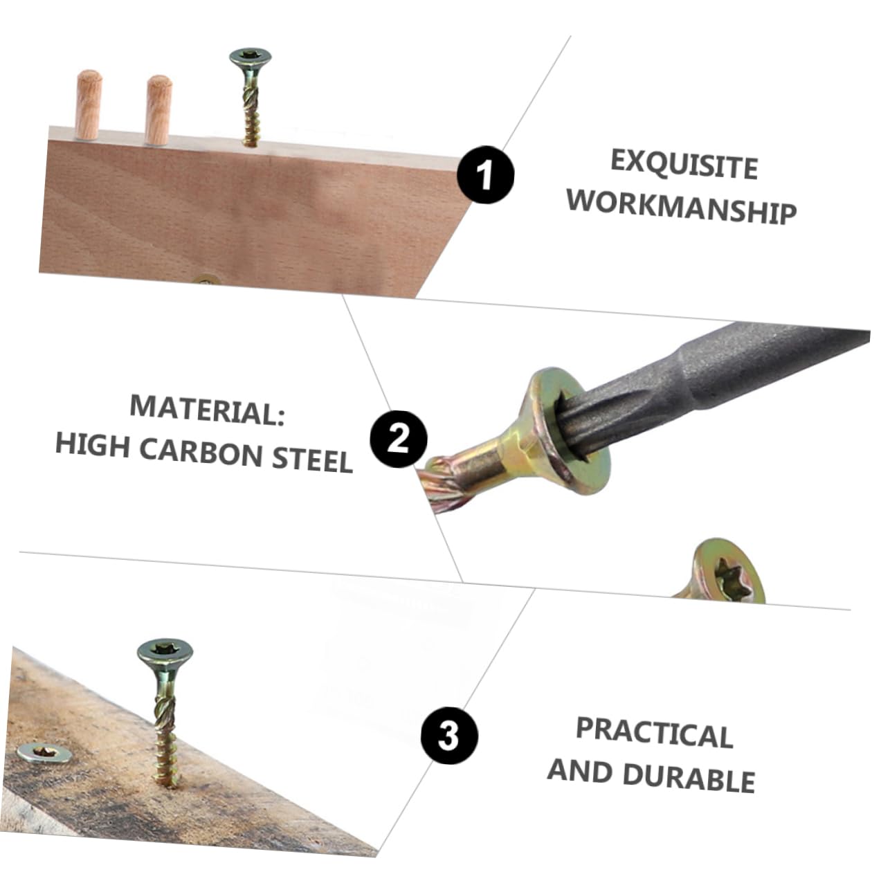 Coarse Thread Fiberboard Screw