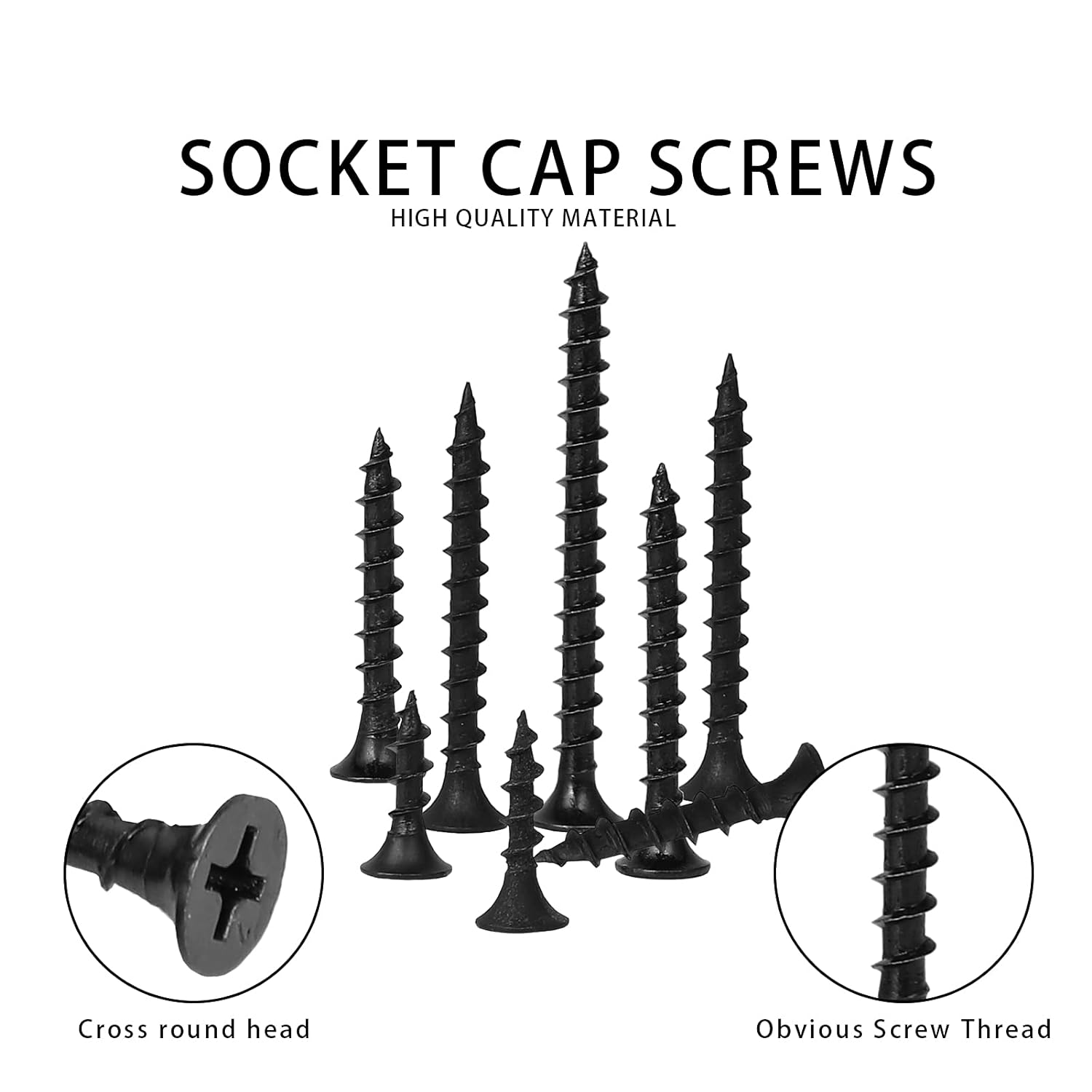 X Drive Fast Coarse Thread Screw