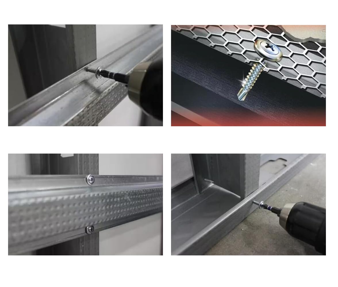 Wafer head self-drilling screws uses 