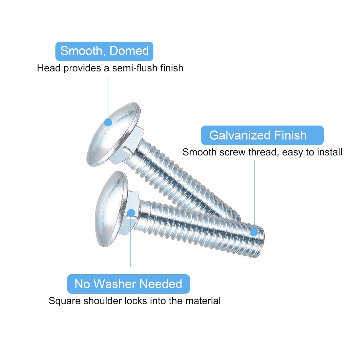 galvanized carriage bolts