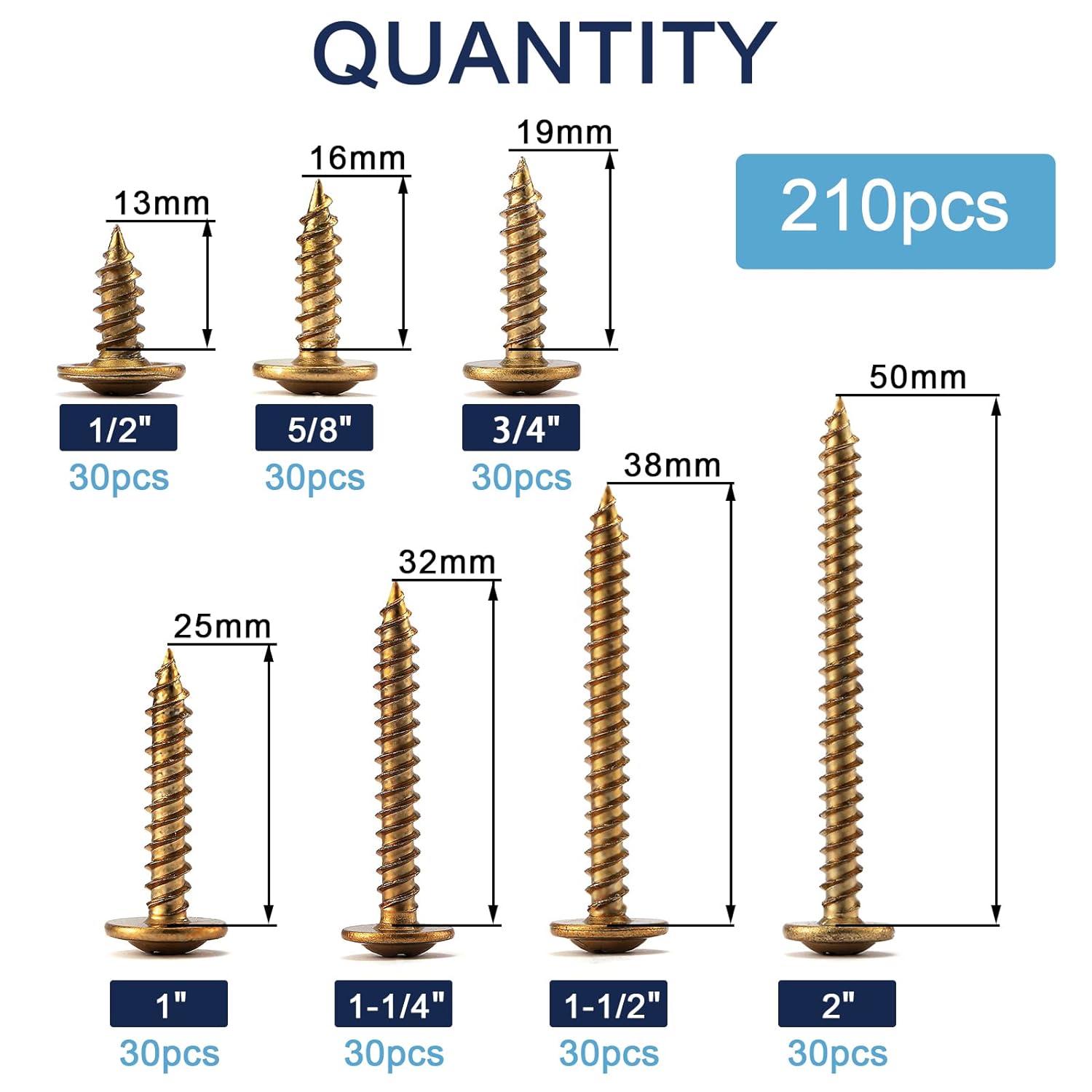 yellow zinc screw