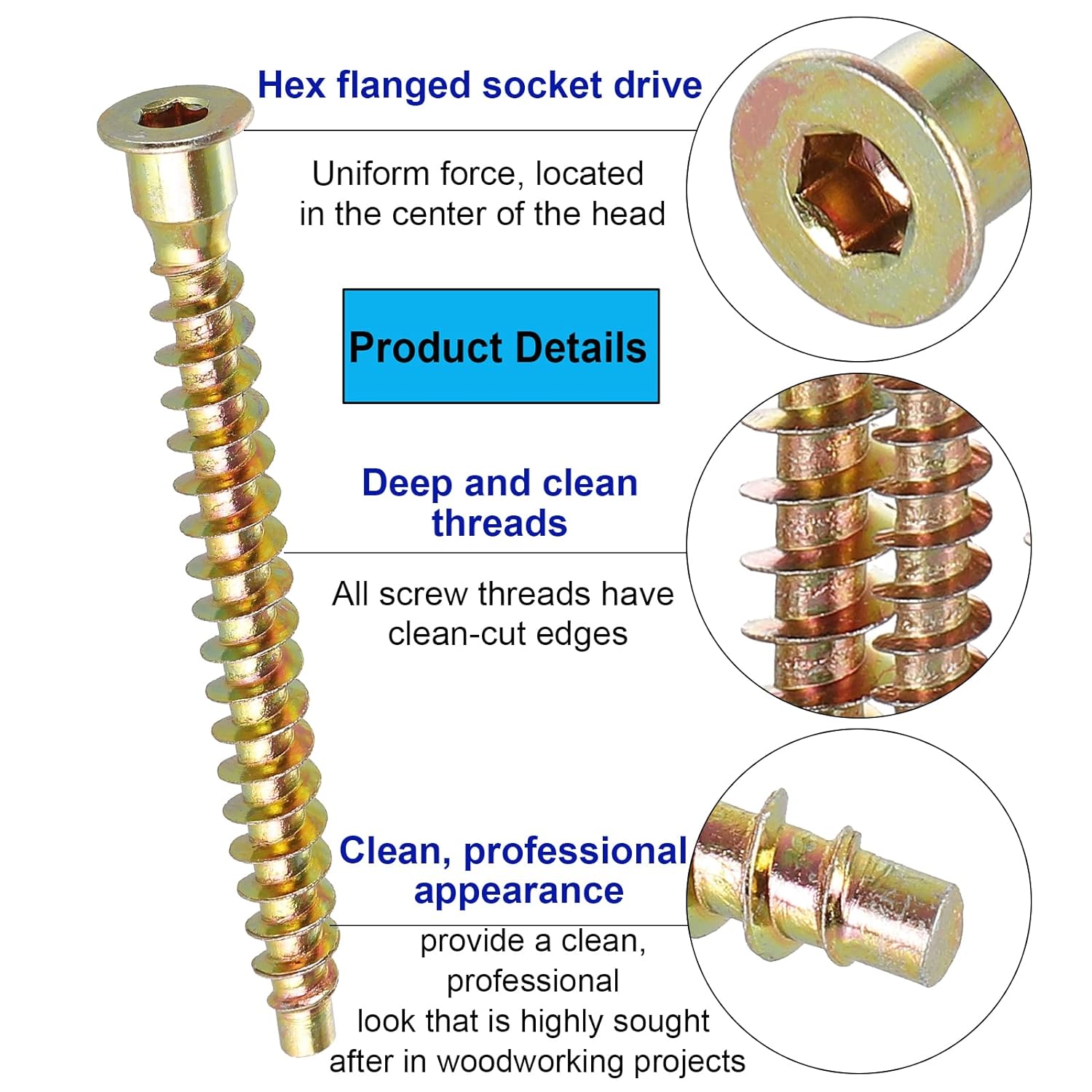 Furniture Confirmat Screw 7x49mm