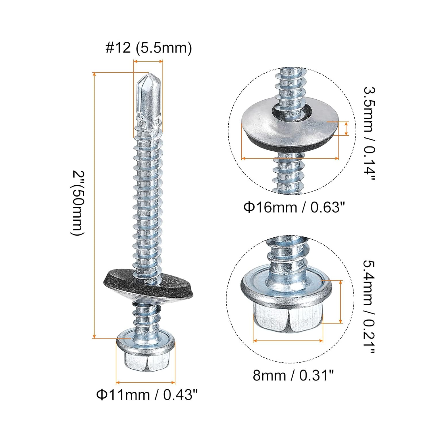 tornillos autoperforantes para chapa y madera