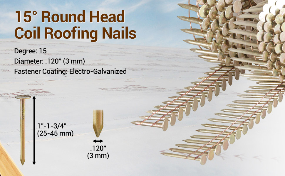 X Smooth Shank Roofing Nail