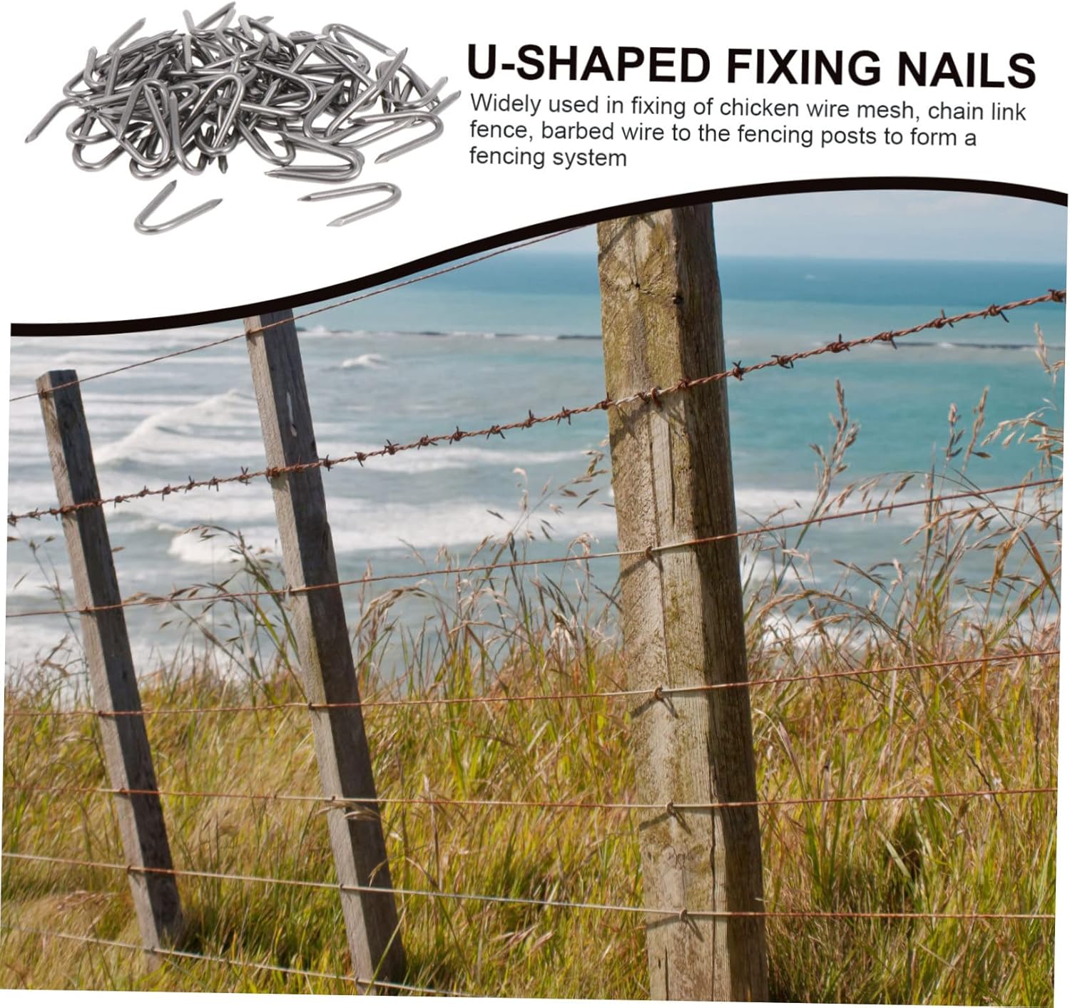 U-shaped steel wire nails,