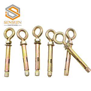 Zinc Plated Concrete Screw Eye Bolt