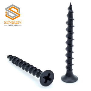 Black Phosphaded Coarse Thread Drywall Screw