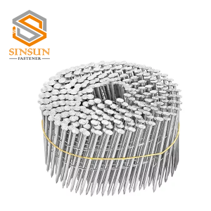 Electro-Galvanized Smooth Shank Coil Nail