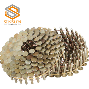 15-Degree Wire Weld Collated  Large Cap  Roofing Nails