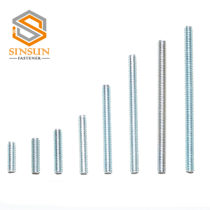 Grade 4.8 Galvanized Carbon Steel Gi Stud Threaded Rod