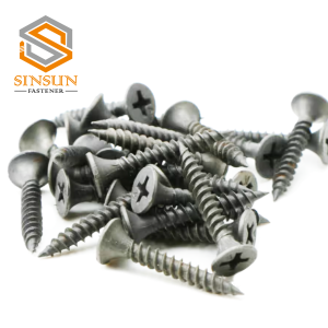 Self-tapping gray phosphate screws