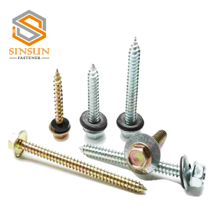 Hex head self tapping wood screw