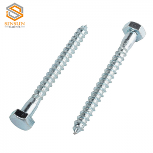 Hex head self tapping  coach  wood screw