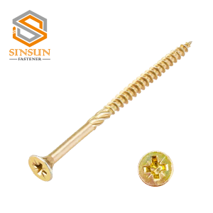 Zinc Yellow Advanced Multi-Purpose Wood Screw