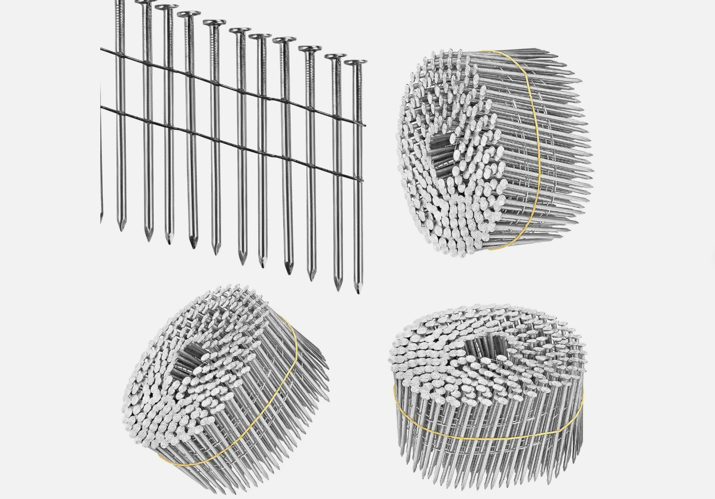 Electro-Galvanized Smooth Shank Coil Nail