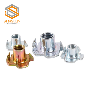 DIN1624 T type four claw nut for Furniture