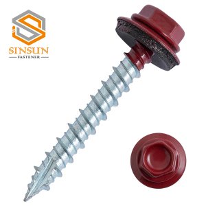 Painted Hex Head Self-Tapping Screws with Type 17 point