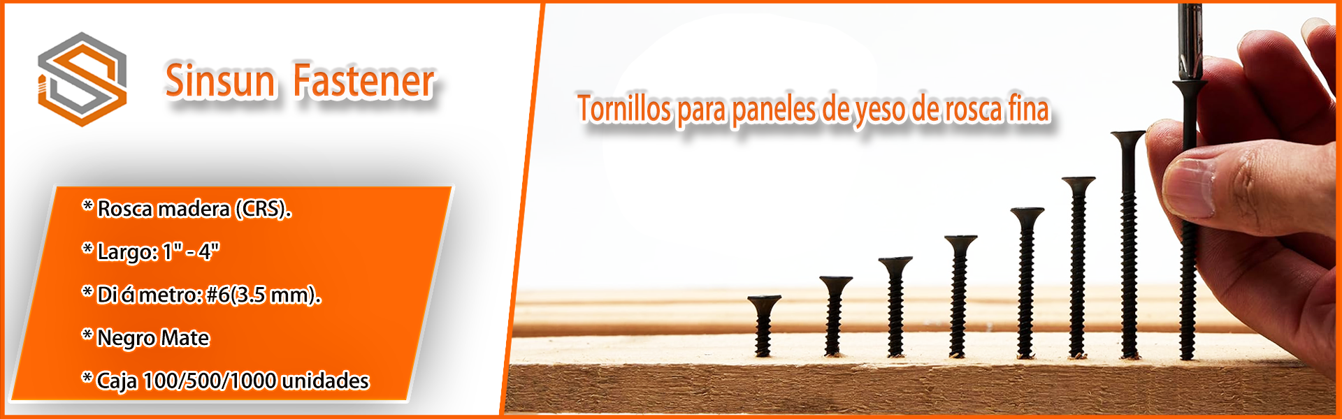 Tornillos para -paneel De Yeso de Rosca FINA