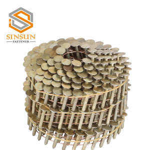 15-Degree Wire Weld Collated  Large Cap  Roofing Nails