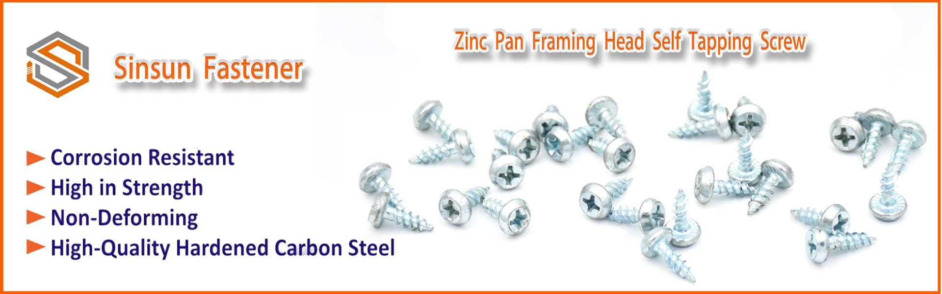 Zinc  Pan  Framing  Head  Self  Tapping  Screw