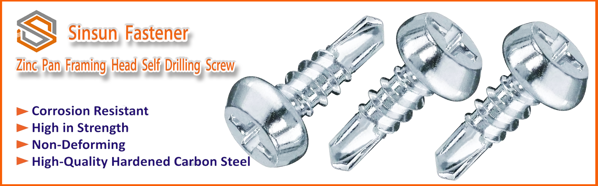 Zinc Pan Framing Self-Drilling Screw