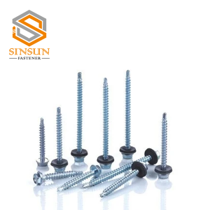 Hex Washer Head Self Drilling Screws with EPDM Washer