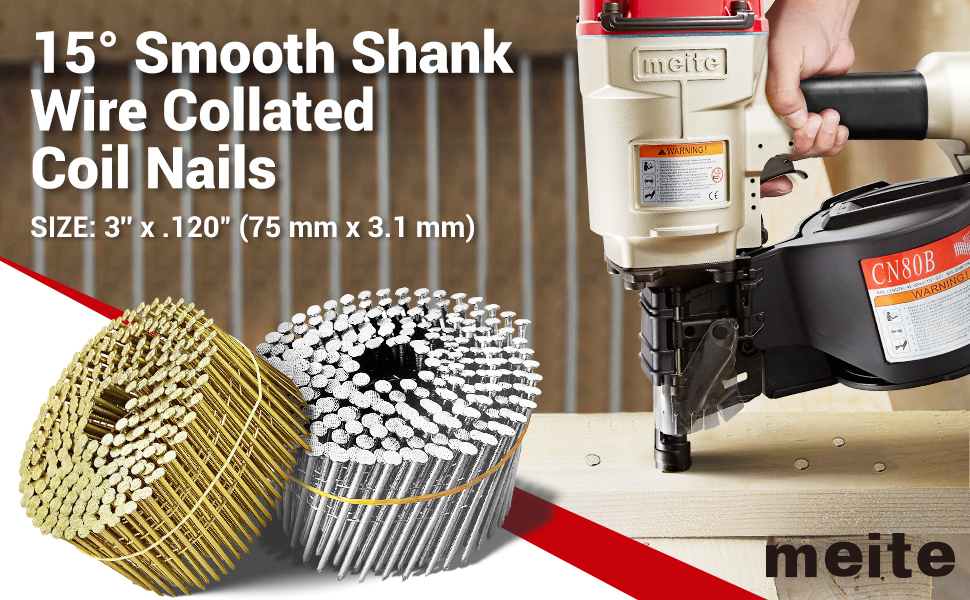 cSmooth Shank Wire Coil Nails