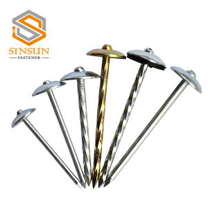 Umbrella Head Roofing Nail for Corrugated roofing sheets screwfix