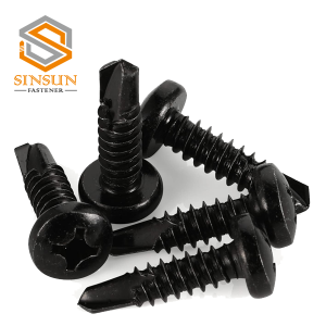 Black Oxide Pan Head Self Drilling Screw