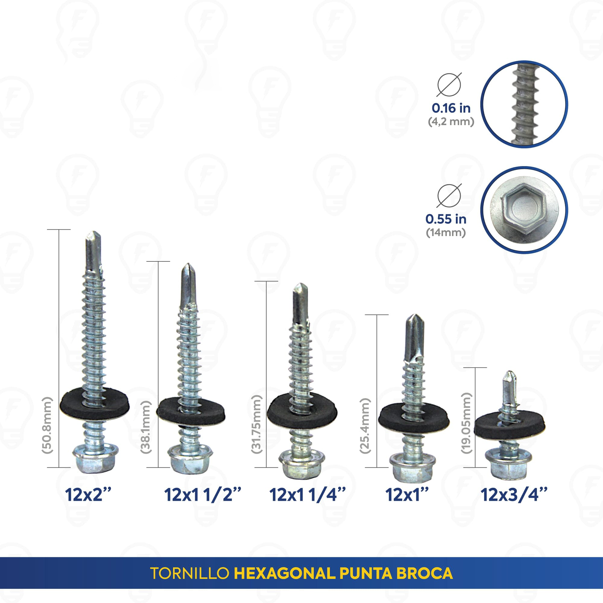 precio de tornillos autoperforantes para chapa