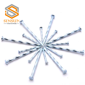 Galvanized Steel  Spiral Shank Concrete Nail