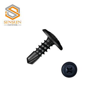 Black Phosphate Modified Truss Head Self Driiling Screw